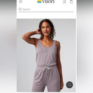 Vuori Falls Jumpsuit. Size Small.